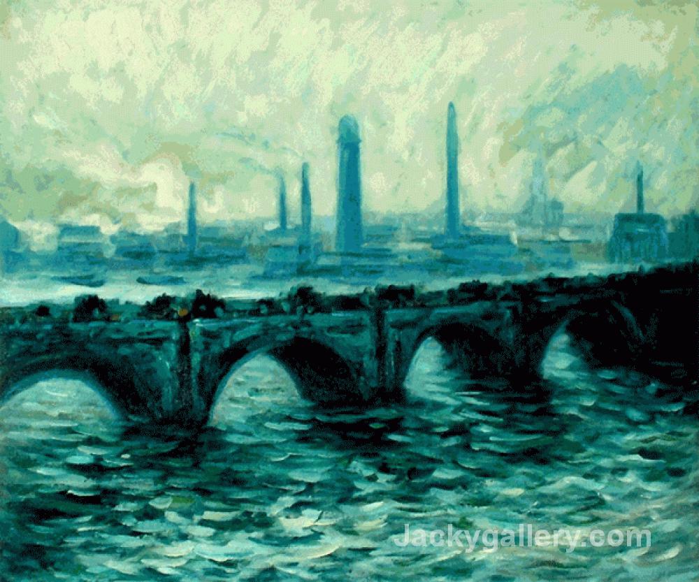 Waterloo Bridge II by Claude Monet paintings reproduction